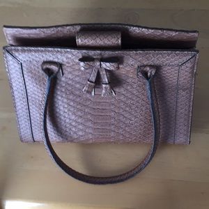 Beige Leather Purse